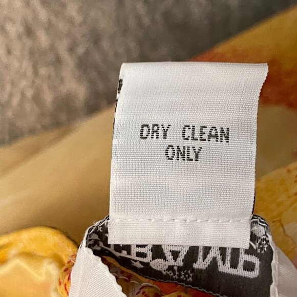 TRAMP Women Y2K Silk Colorful Floral Halter Neck Relaxed Fit Tank Top L - Picture 11 of 11